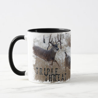 Caneca Tripla Ameaça Whitetail Deer Mug