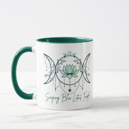 Caneca Tripla Deusa & Lótus Verde