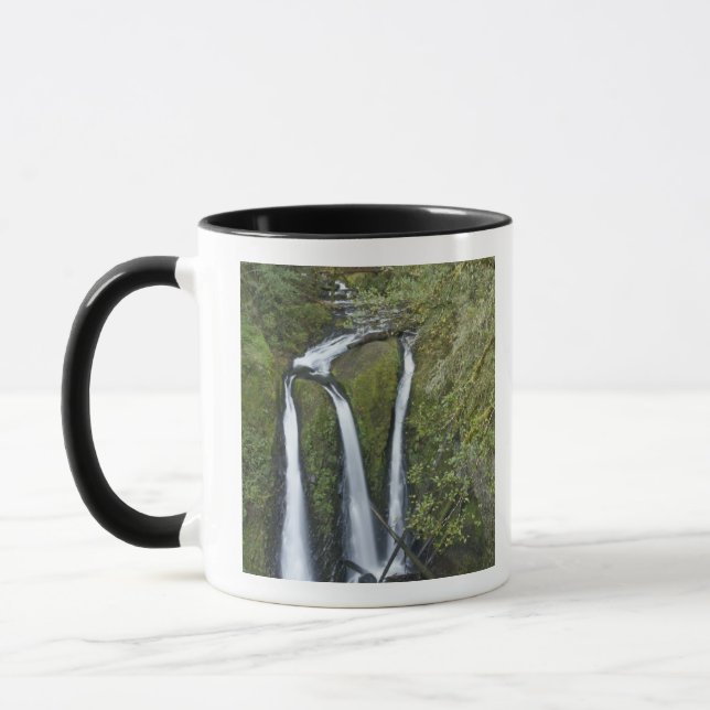 Caneca Triple Falls, Garganta do Rio Columbia (Esquerda)