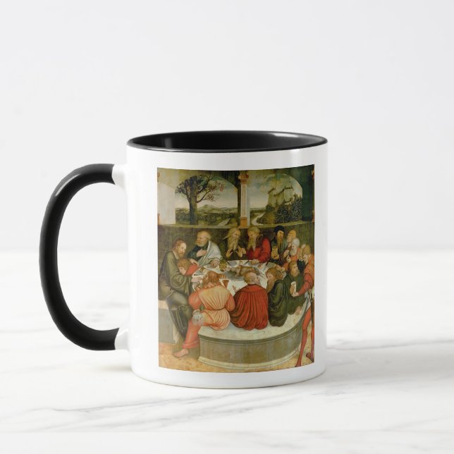 Caneca Triptych, painel esquerdo, Philipp Melanchthon (Esquerda)