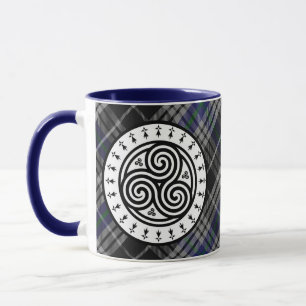 Caneca Triskele & Tartan National Breizh
