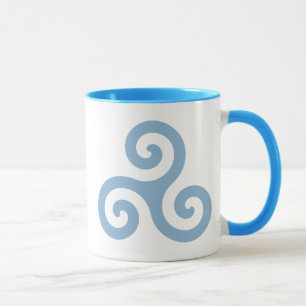 Caneca Triskelion azul