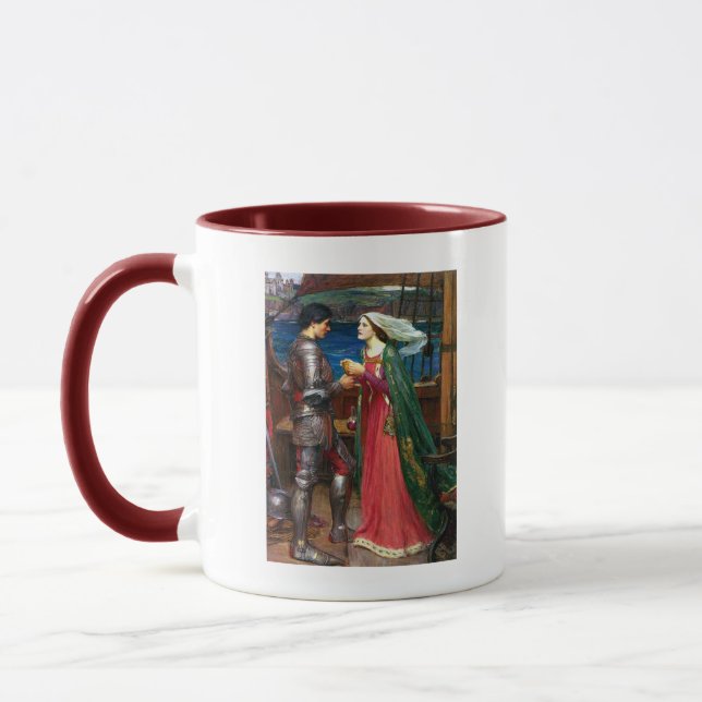 Caneca Tristan and Isolde, c. 1916 by John Waterhouse (Esquerda)