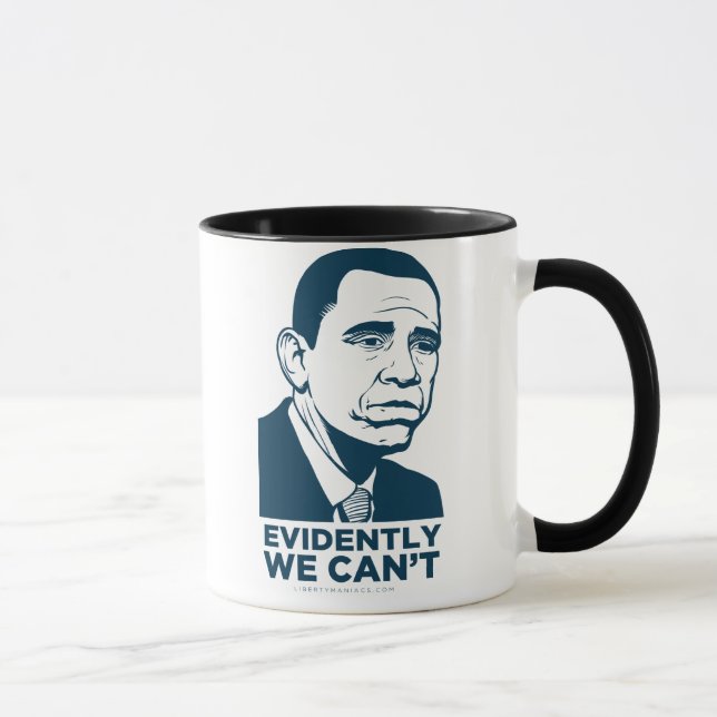 Caneca triste de Obama (Direita)