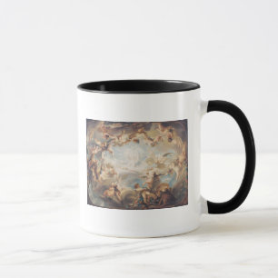 Caneca Triumph do Cupido sobre todos os deuses, 1752