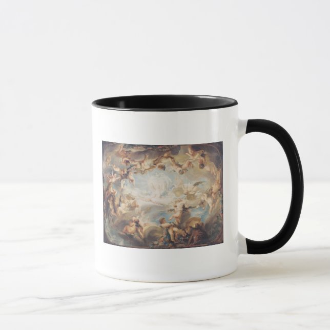 Caneca Triumph do Cupido sobre todos os deuses, 1752 (Direita)