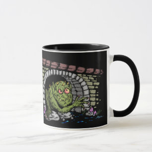 Caneca Troll sob uma ponte