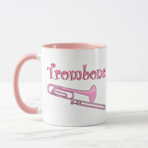 Caneca Trombone rosa