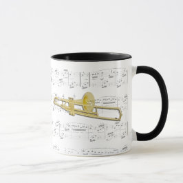 Caneca - Trombone (valved) com partitura