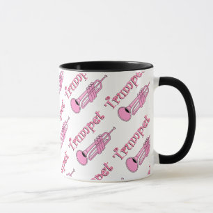 Caneca Trompete Rosa