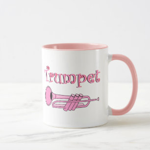 Caneca Trompete Rosa