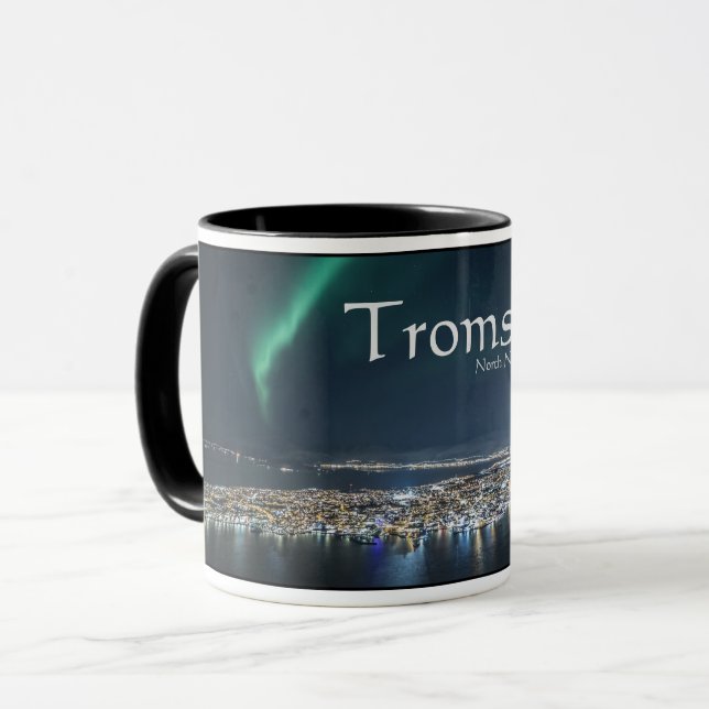 Caneca Tromso das luzes do norte (Frente Esquerda)