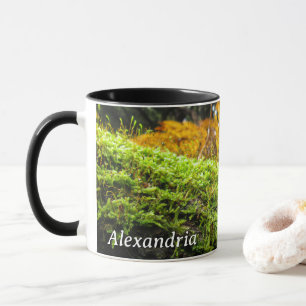 Caneca Tronco de Árvore em Moss Lush - Personalizado