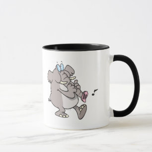 Caneca tronco de elefante de trompete de trompete de bobo