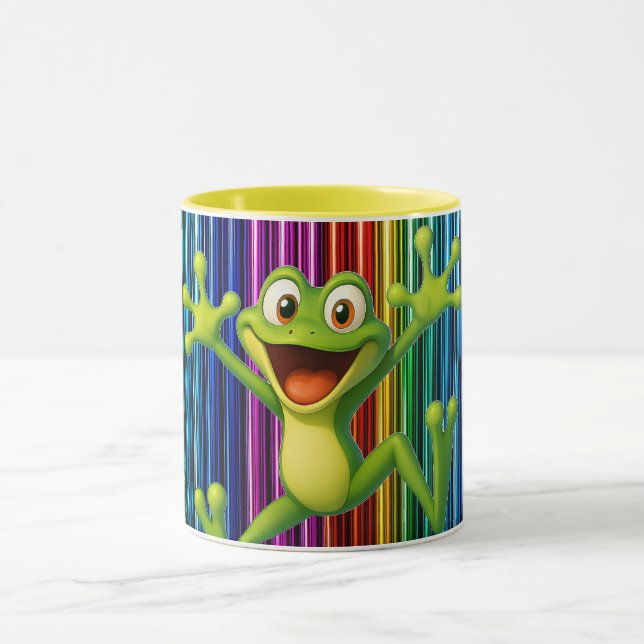 Caneca   Trop drôle la petite grenouille (Centro)