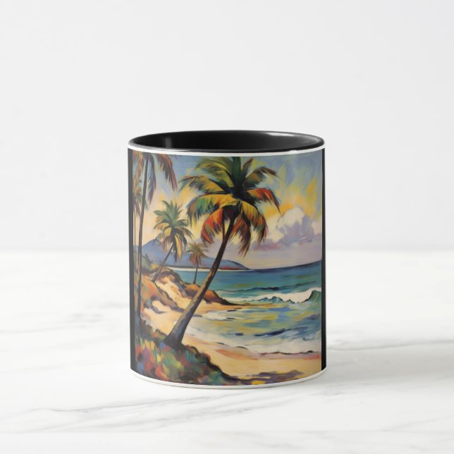 Caneca Tropical Beach Mug (Centro)