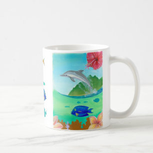 Caneca tropical havaiana