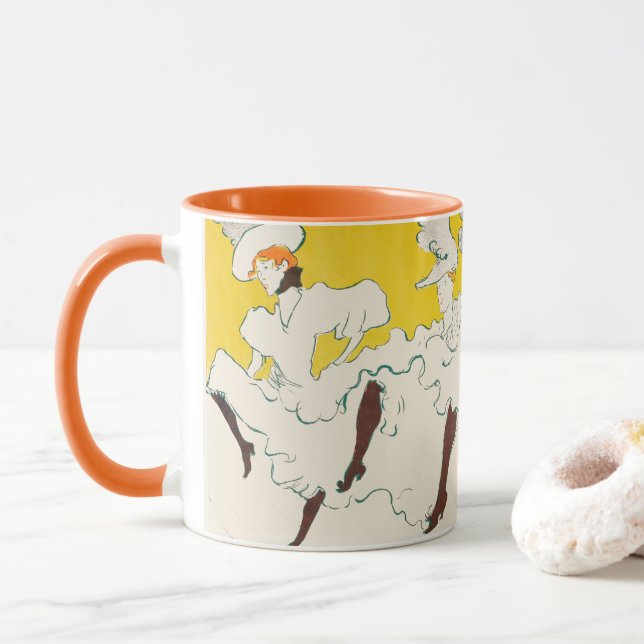 Caneca Troupe de Mademoiselle Eglantine, Toulouse Lautrec (Com Donut)