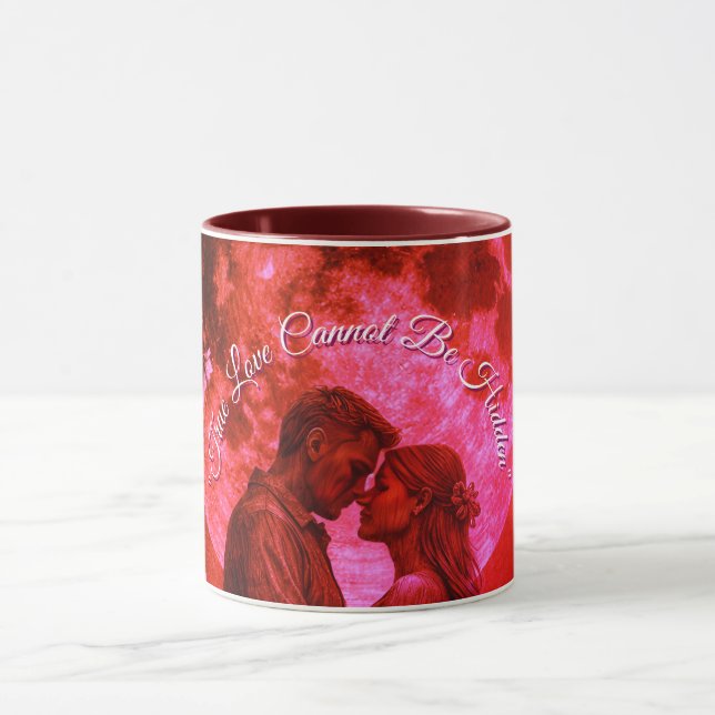 Caneca True love Cannot Be Hidden Coffe Mug (Centro)
