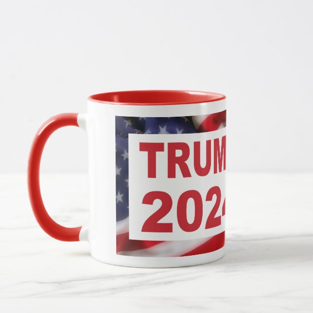 Caneca Trump 2024 American Flag (Esquerda)