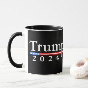 Caneca Trump 2024 Classic Black and Red
