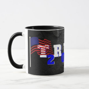 Caneca Trump 2024 em Black Rock