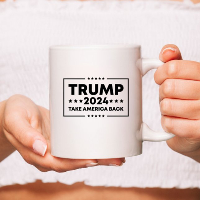 Caneca Trump 2024 - Take America Back (Criador carregado)