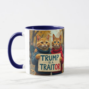 Caneca Trump É Um Movimento Traidor De Resistência A Gato