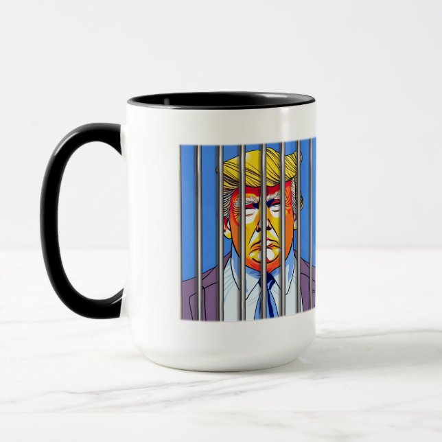 Caneca Trump in Jail Combo Mug, 15 oz (Esquerda)
