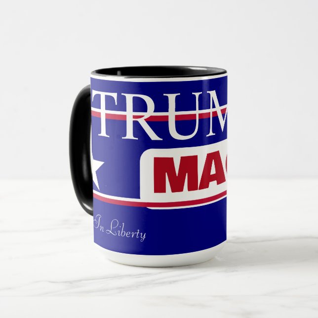 Caneca Trump MAGA (Frente Esquerda)