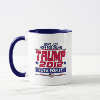 Caneca Trump para a mudança real 2012