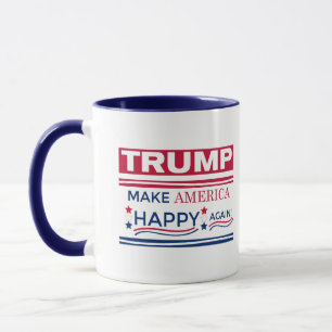 Caneca Trump Torna a América Feliz novamente