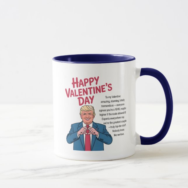 Caneca Trump Valentine's Day  (Direita)