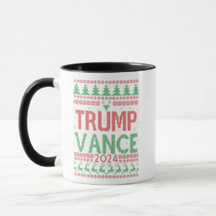 Caneca Trump Vance Election Feia Christmas Sweater