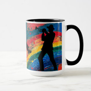 Caneca Trumpeter Silhouettes