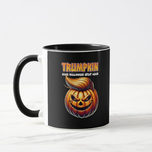 Caneca Trumpkin Faz Excelente De Halloween De Novo Jack O (Esquerda)