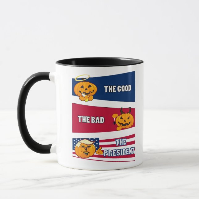 Caneca Trumpkin Presidente Halloween (Esquerda)