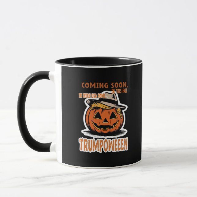 Caneca Trumpkin Pumpkin do Donald - Clássico do Halloween (Esquerda)