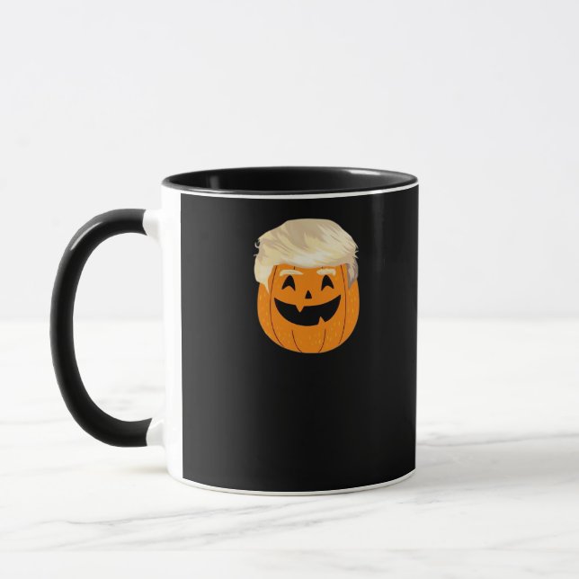 Caneca Trumpkin Pumpkin Halloween Clássico (Esquerda)