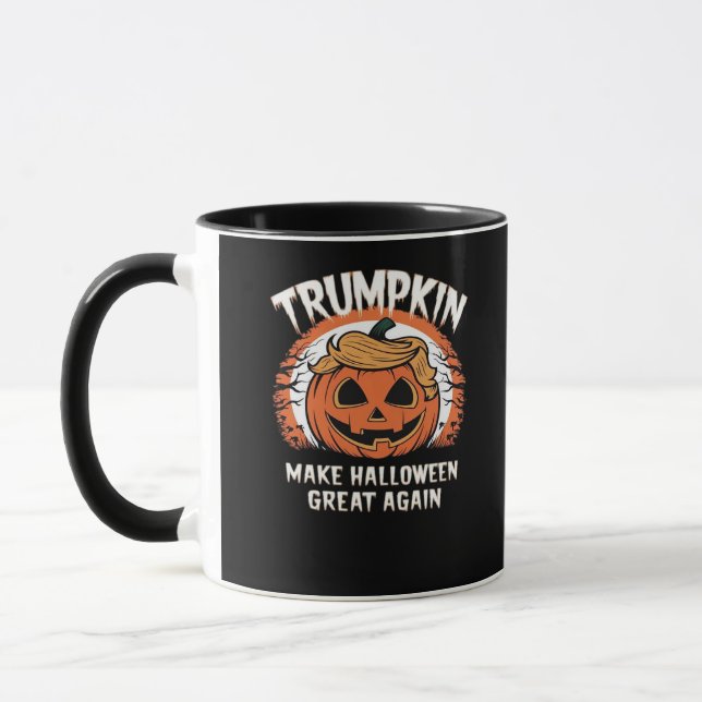 Caneca Trumpkin Torna O Excelente De Halloween Novamente  (Esquerda)
