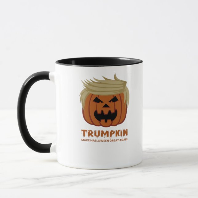 Caneca Trumpkin - Torne O Halloweens Excelente Novamente  (Esquerda)