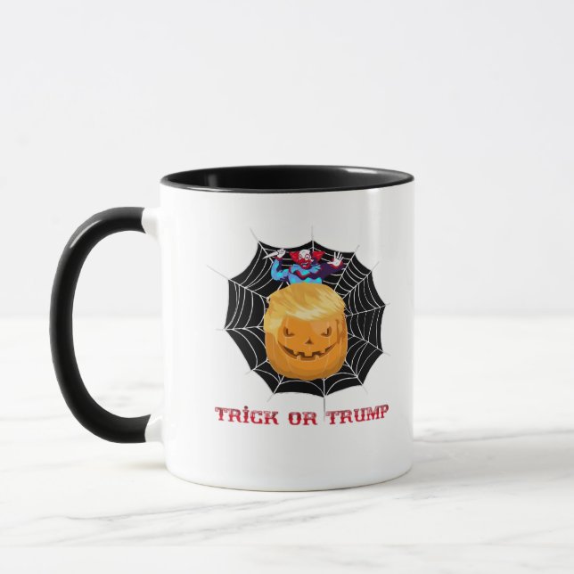 Caneca Truque Ou Palhaço Assustador Do Halloween (Esquerda)