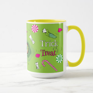 Caneca Truque ou Tratar! Doce Morte E Docinho!