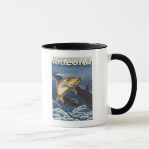 Caneca Truta de Cutthroat FishingArizona