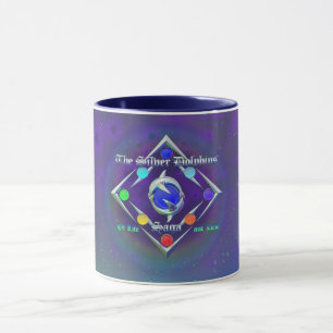 Caneca TSDS: Da vida e do amor Logotipo Azul e Verde