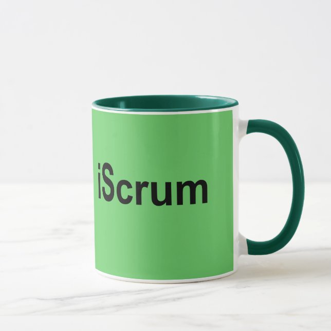 Caneca Tshirt do scrum do rugby do iScrum (Direita)