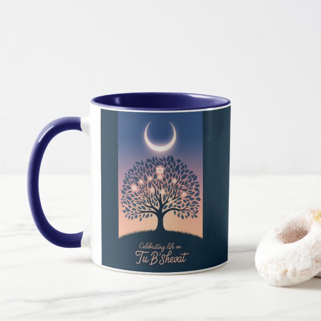 Caneca Tu B'Shevat : Un Rayon de Lumière (Com Donut)
