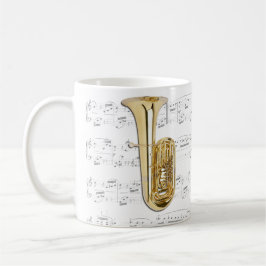 Caneca - tuba com partitura
