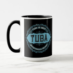 Caneca Tuba Music Note Circle Mug