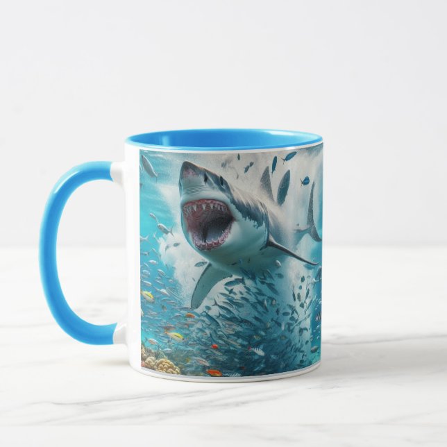 Caneca Tubarão-branco-excelente (Esquerda)